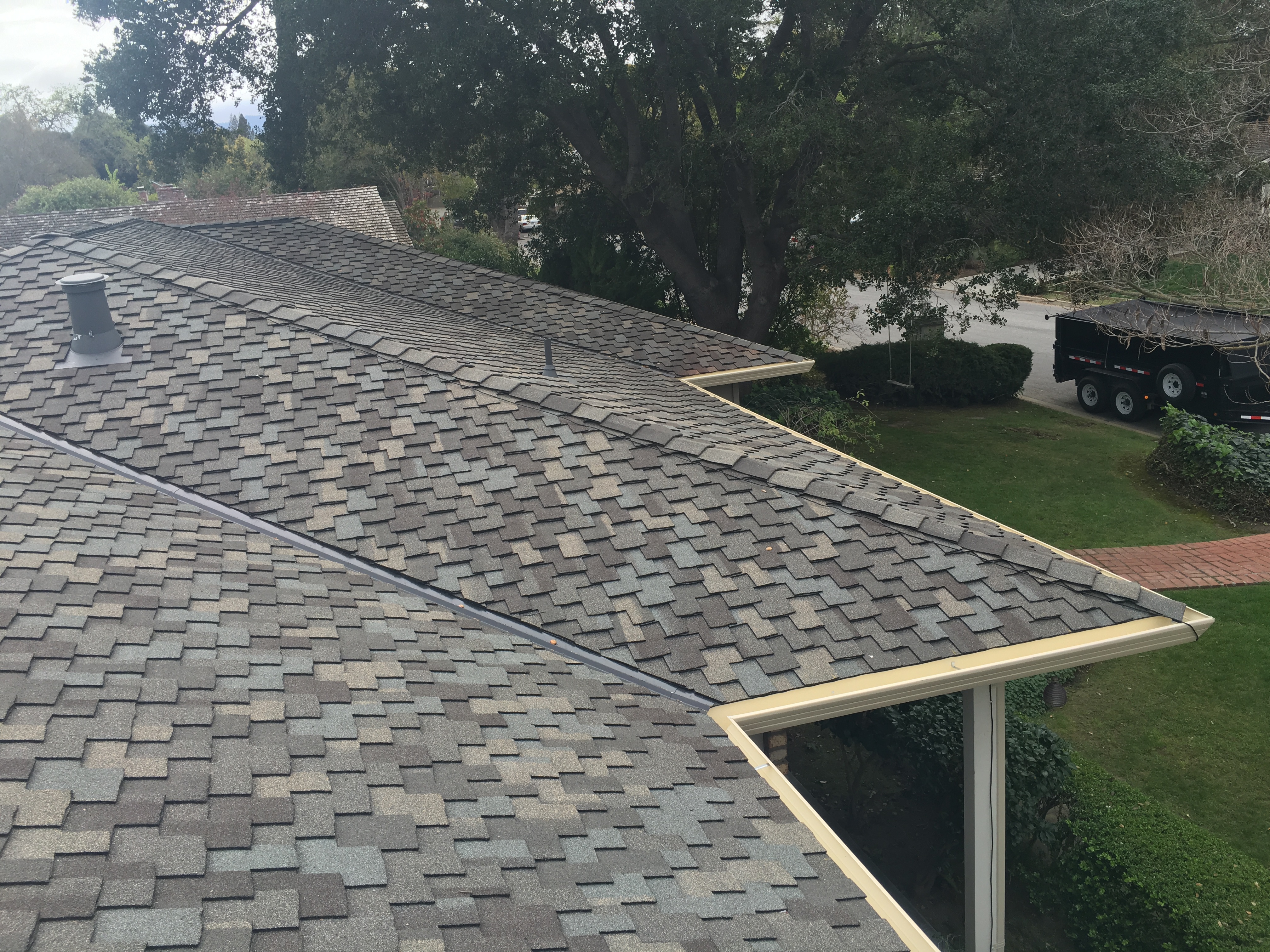 Amerimax gutter and downspout on a California home